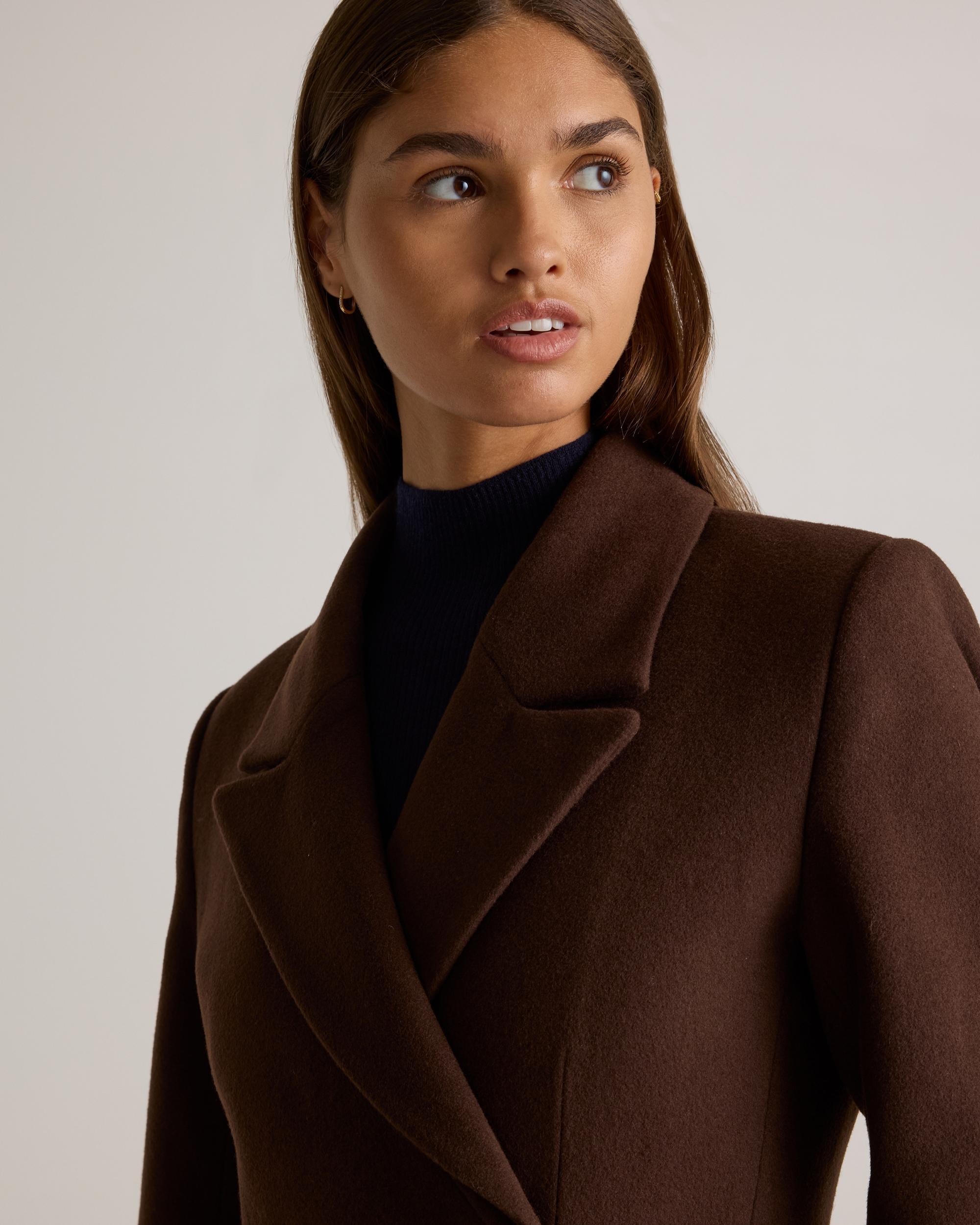 Quince | Women's Italian Wool Tailored Coat Wool/Nylon Product Image