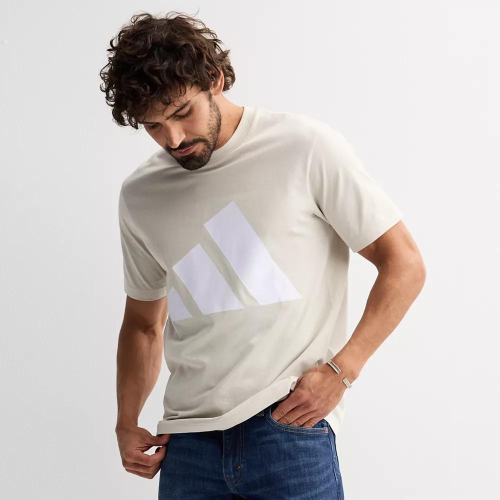 Men's adidas Essentials Big Logo Sportswear T-Shirt, Size: Medium, Wonder Alumina Product Image