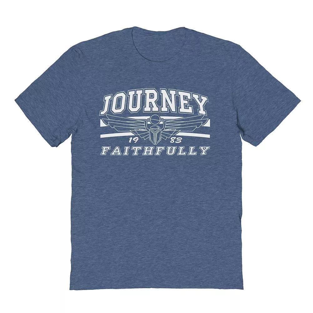 Men's Journey Faithfully 1983 Graphic Tee, Size: Large, Grey Indigo Product Image