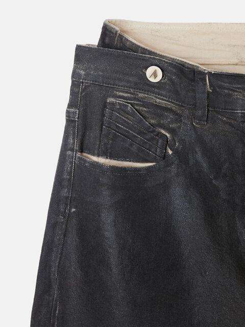Navy blue long pants Product Image