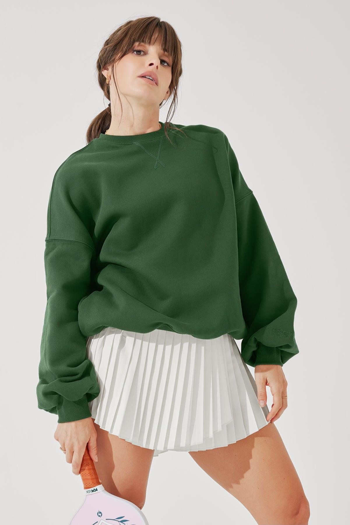 Cloud Crewneck Sweater - Merlot Product Image