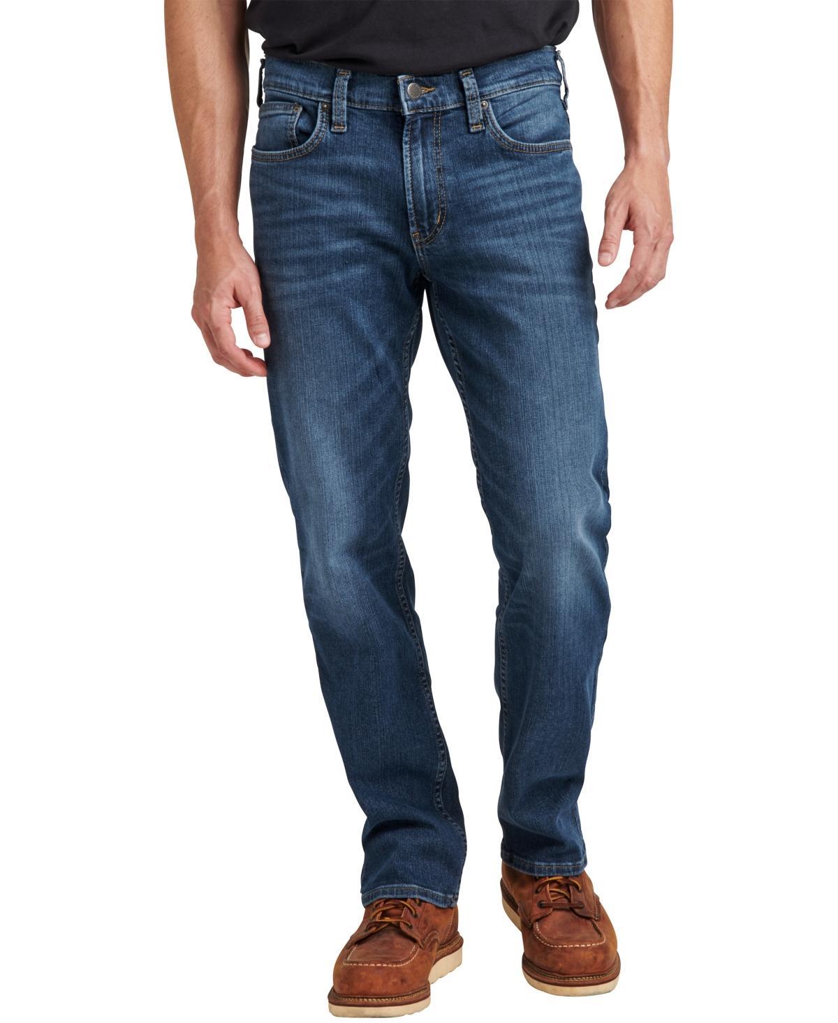 Silver Jeans Co. Big  Tall Black Relaxed-Fit Stretch Denim Jeans Product Image