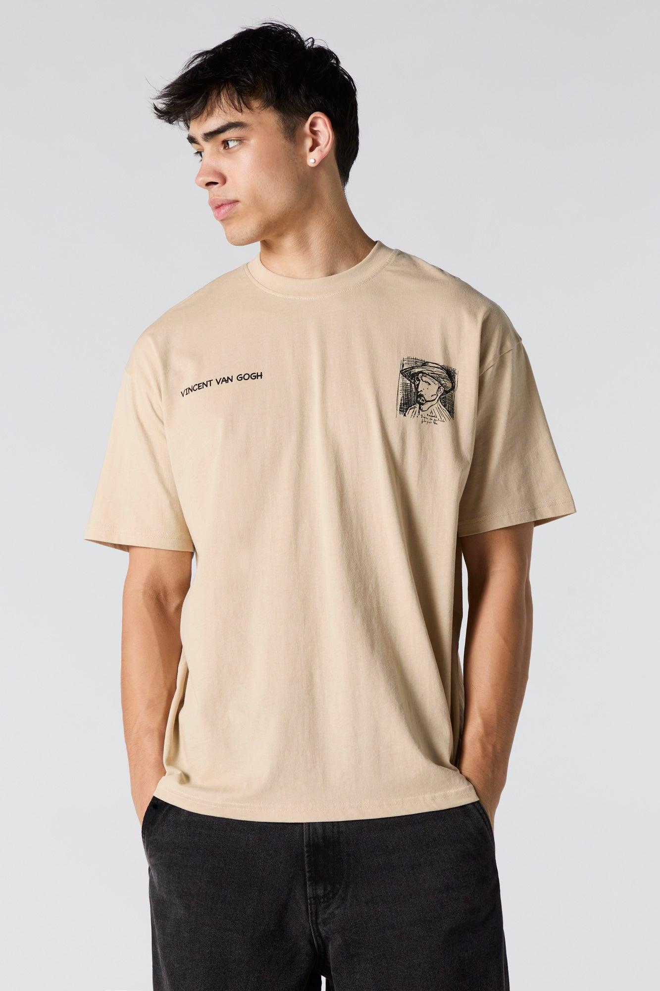 Vincent Van Gogh Graphic Relaxed T-Shirt Male Product Image