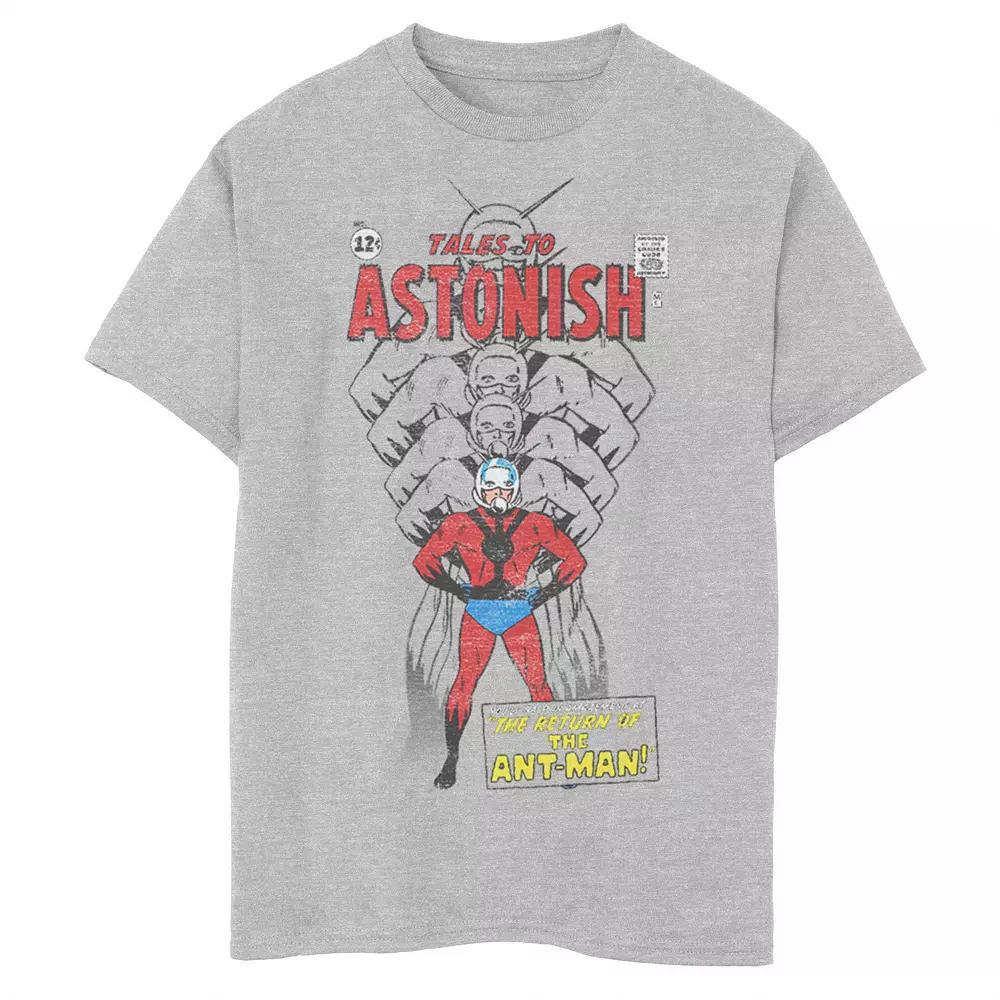 Boys 8-20 Marvel Comics Ant-Man Tales To Astonish Retro Cover Graphic Tee, Boy's, Size: XS, Athletic Grey Product Image