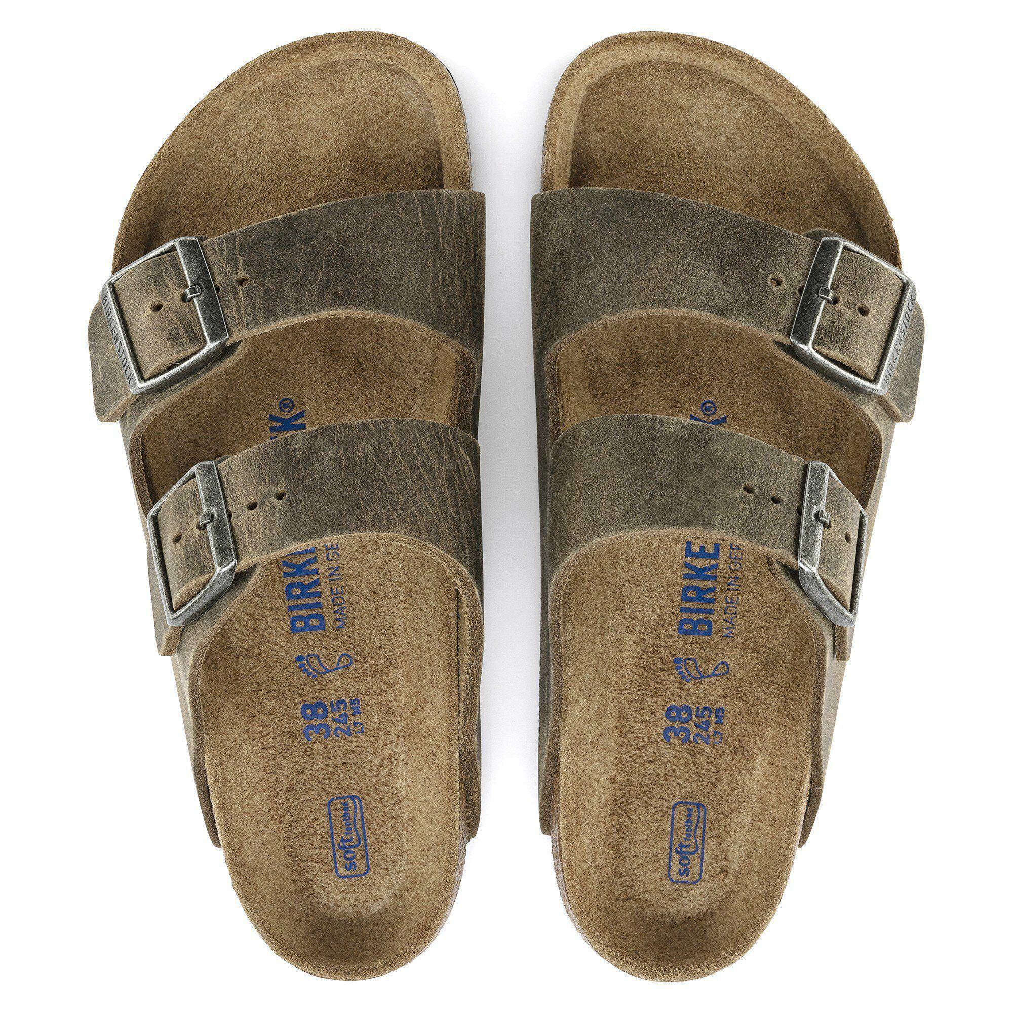 Arizona Soft Footbed Oiled Leather Faded Khaki Product Image