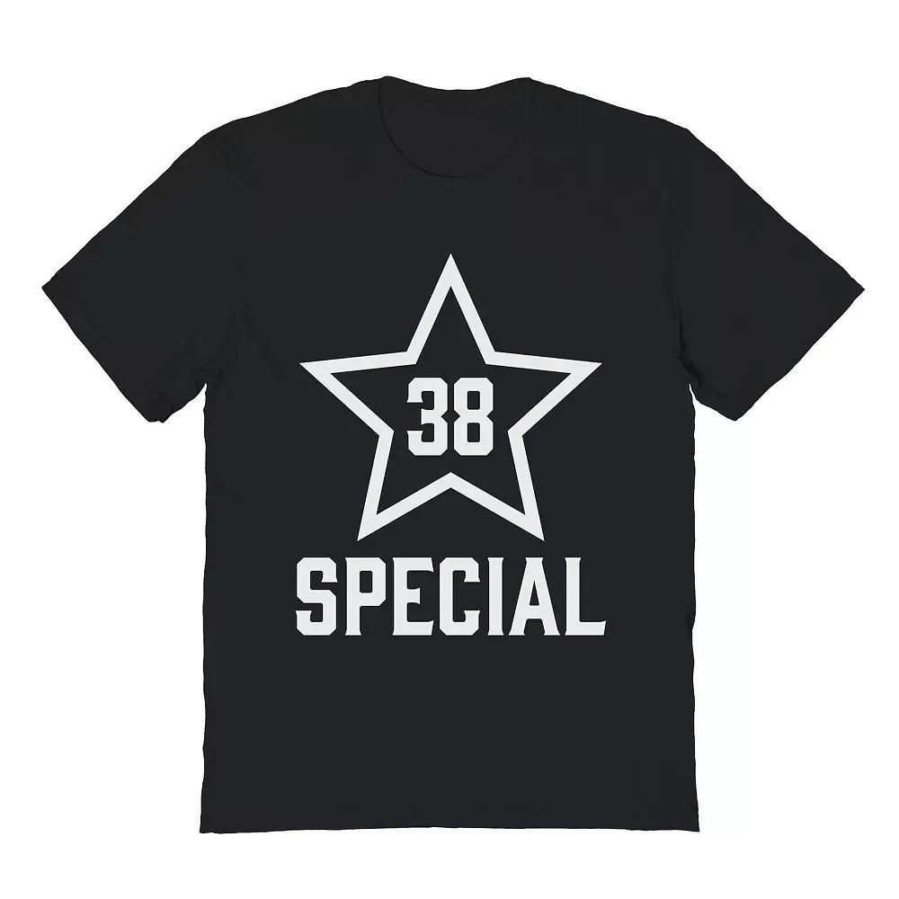Men's 38 Special Star 42 Graphic Tee, Size: Large, Black Product Image