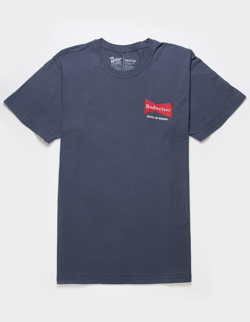 BUDWEISER Bowling Break Mens Tee - NAVY Product Image
