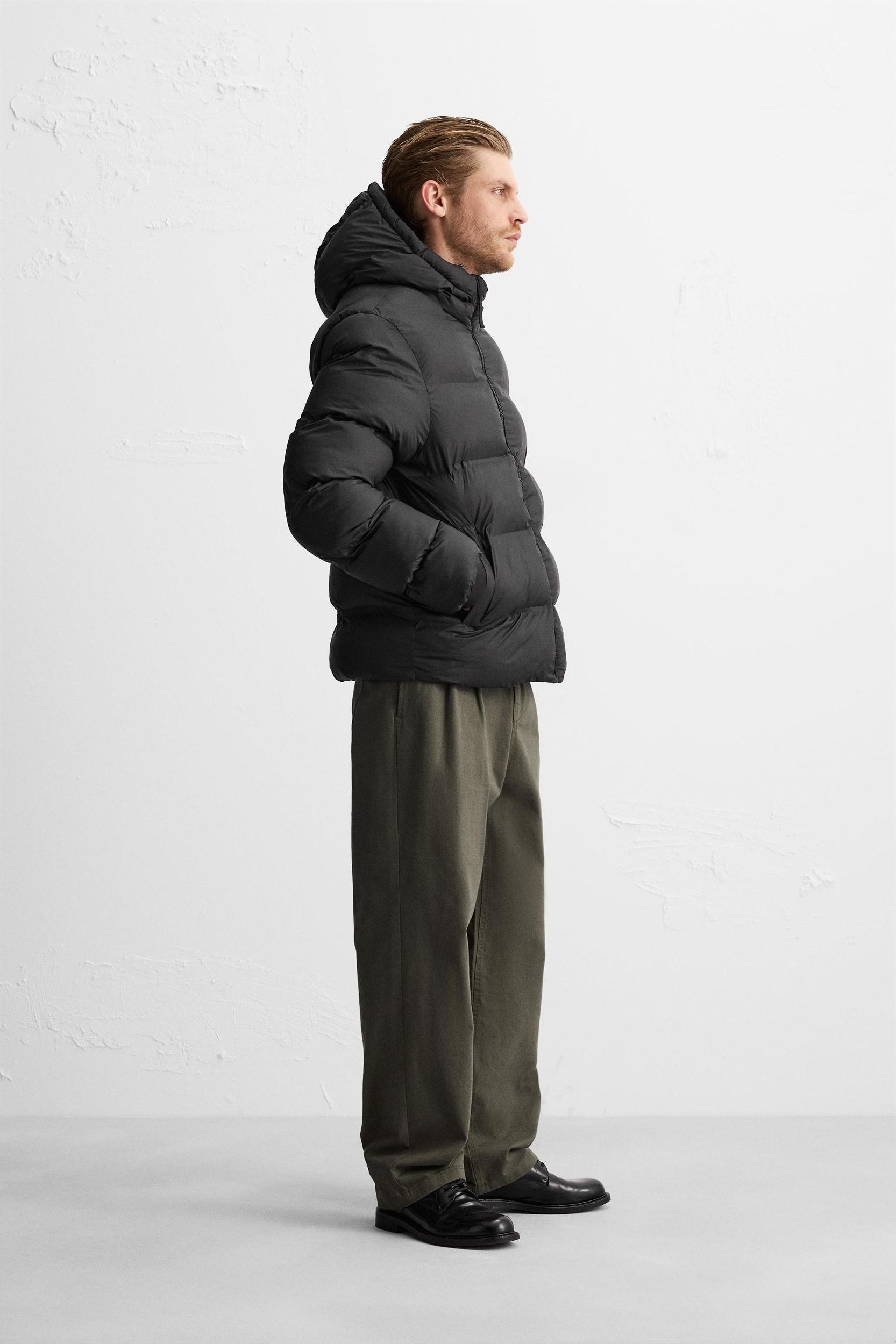 HOODED QUILTED JACKET Product Image