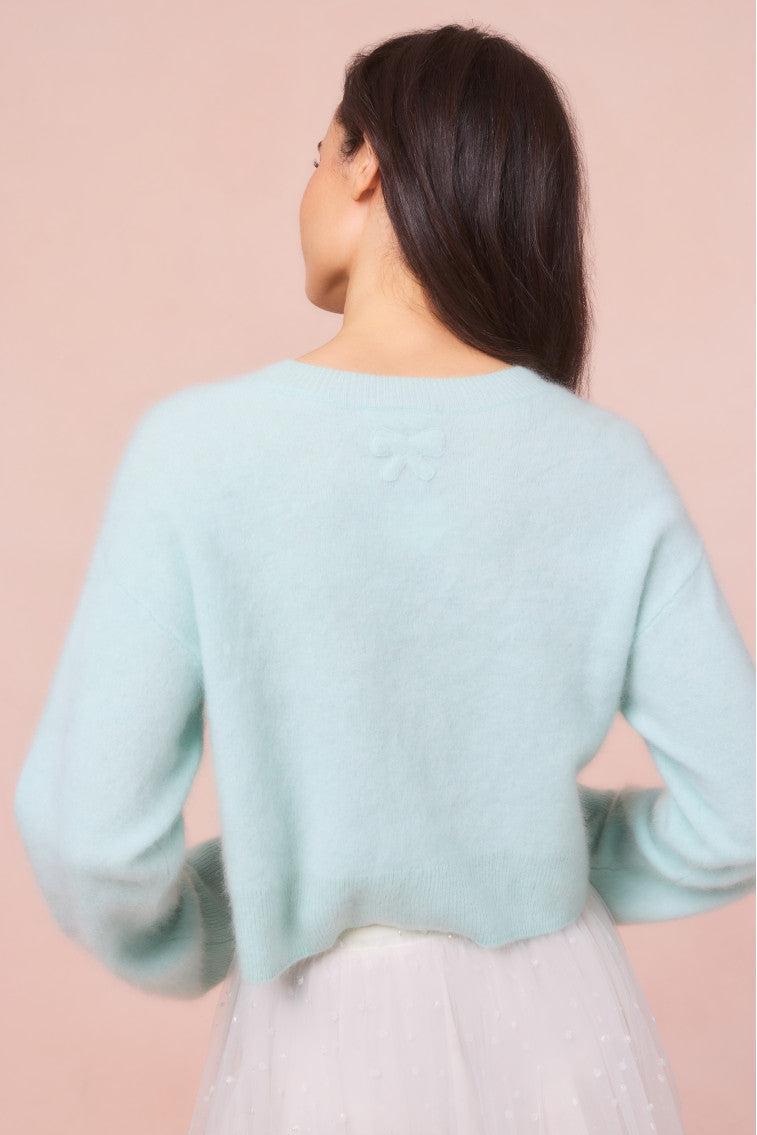 Bellman Cropped Cashmere Pullover Product Image