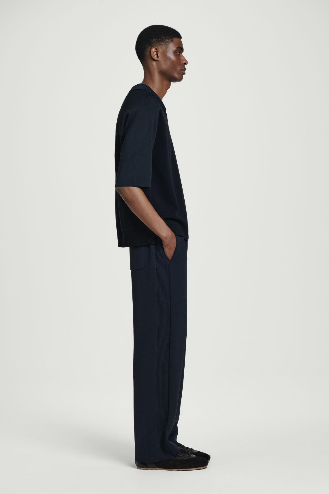 DOUBLE-FACED TRACK PANTS Product Image