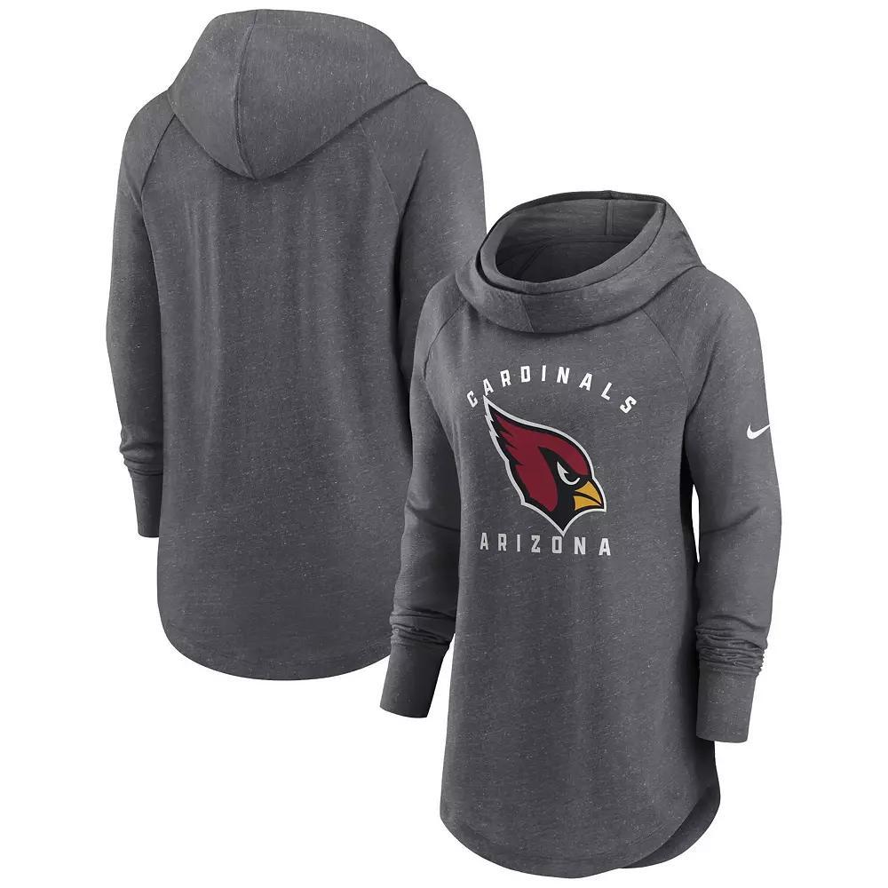 Womens Nike Cleveland s Minimal Statement Lightweight Raglan Funnel Neck Pullover Hoodie Product Image