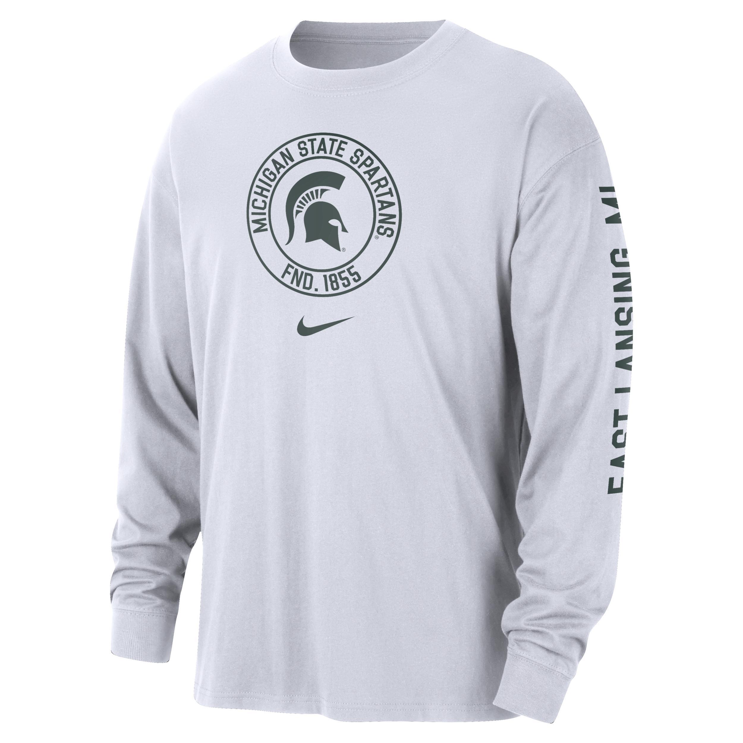 Michigan State Max90 Men's Nike College Long-Sleeve T-Shirt Product Image