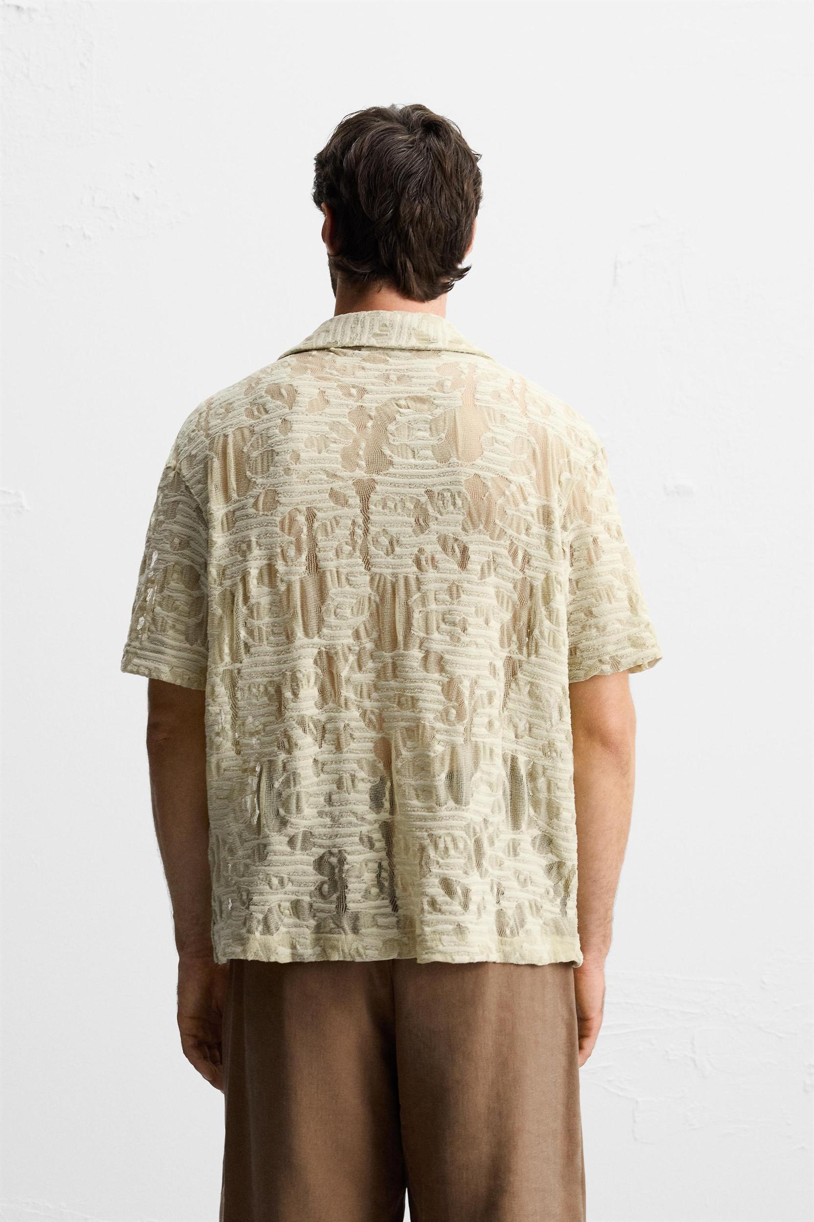 FLORAL JACQUARD SHIRT Product Image