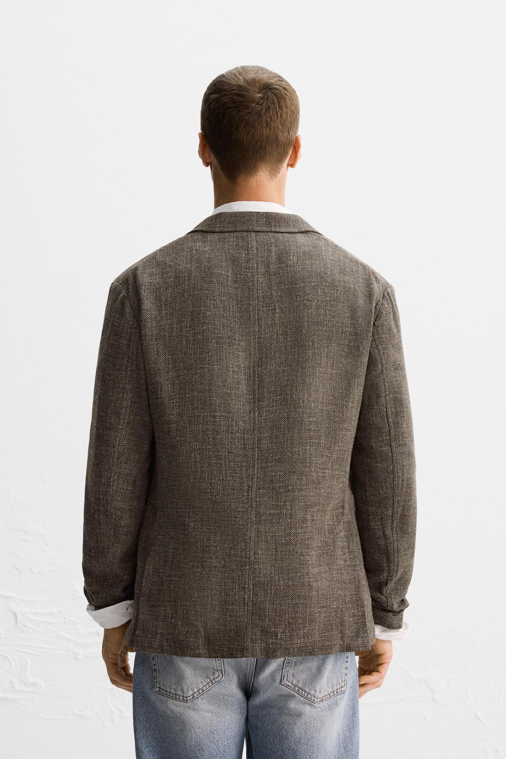 RELAXED FIT VISCOSE - COTTON LIMITED EDITION BLAZER Product Image