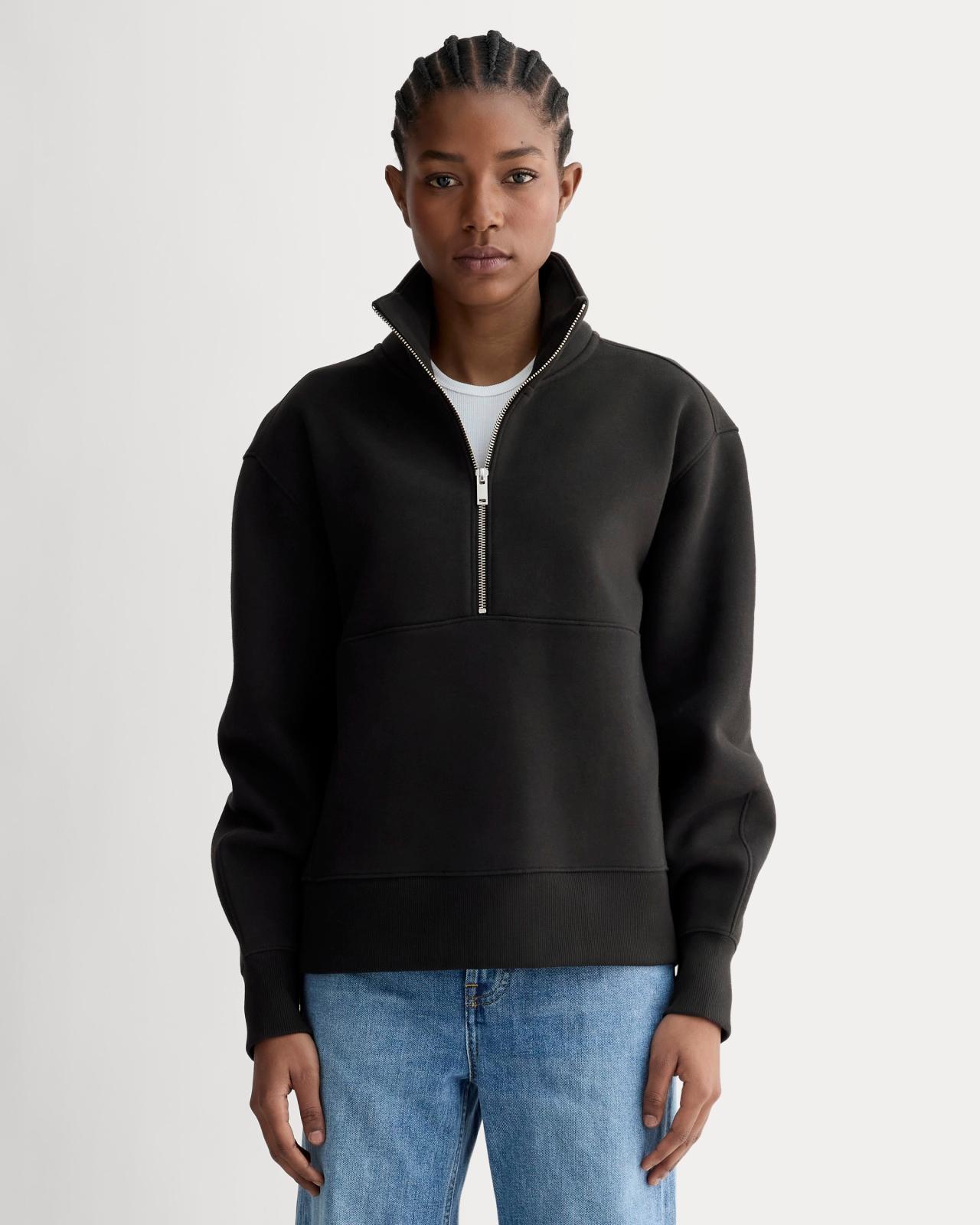 The Laid-Back Half-Zip Sweatshirt Product Image