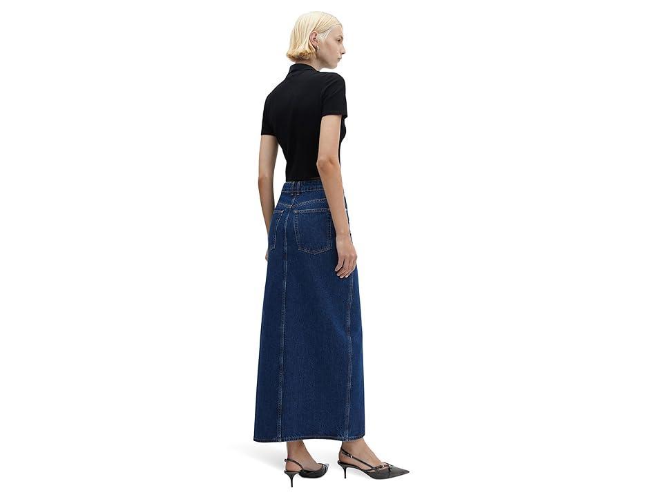 MANGO Aida Skirt (Dark Denim) Women's Skirt Product Image