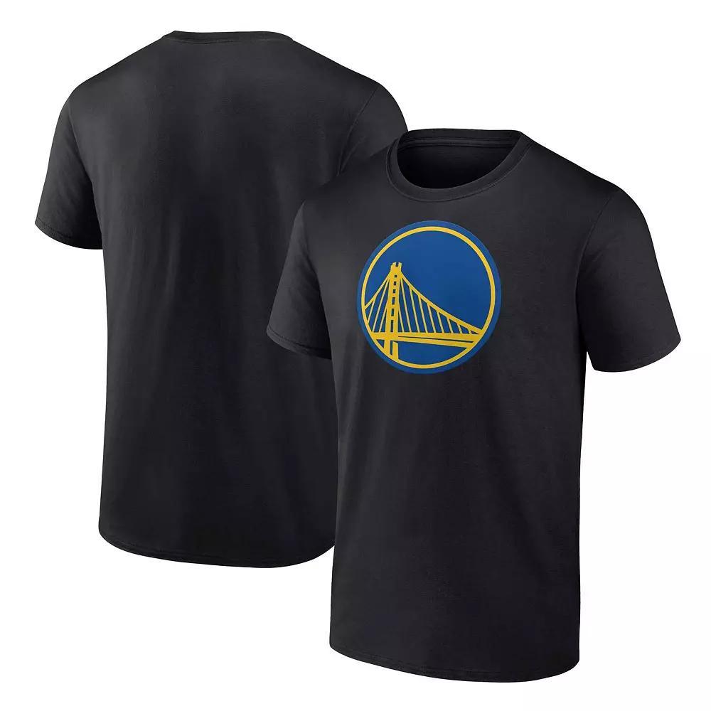 Men's Fanatics Branded Black Golden State Warriors Primary Logo T-Shirt, Size: 2XL Product Image