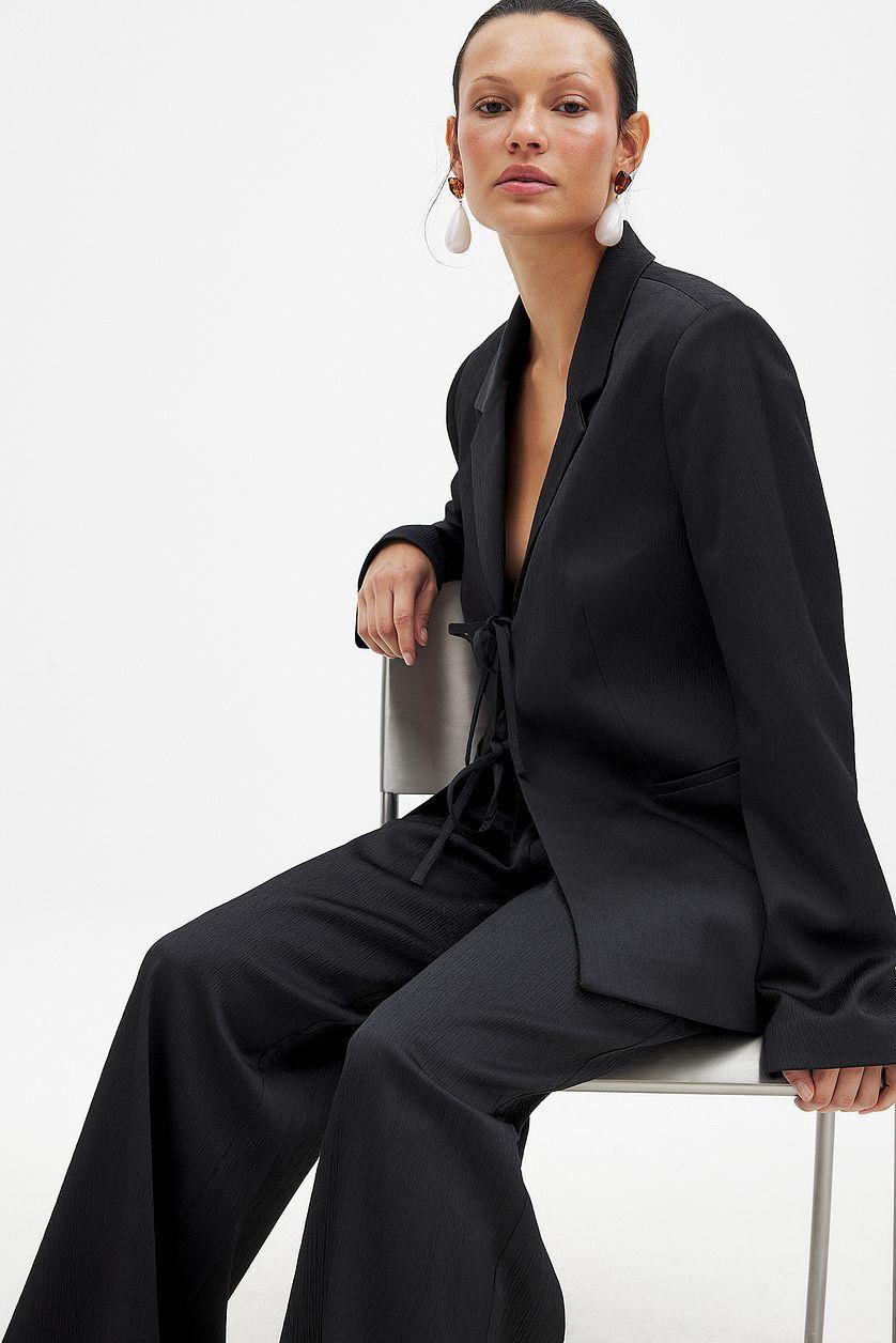 Structured Straight Pants Product Image