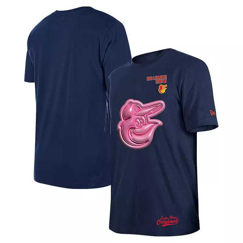 Mens New Era Baltimore Orioles Big League Chew T-Shirt Blue Product Image