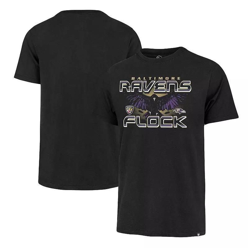 Men's '47 Black Jacksonville Jaguars Last Call Franklin T-Shirt, Size: XL Product Image