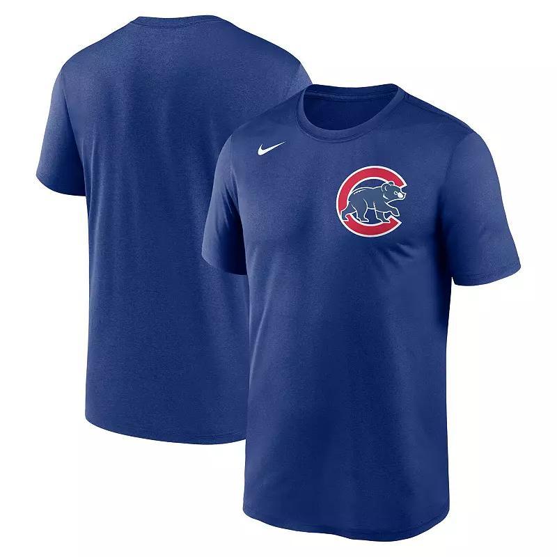 Men's Nike Navy Milwaukee Brewers New Legend Wordmark T-Shirt, Size: Medium, Blue Product Image