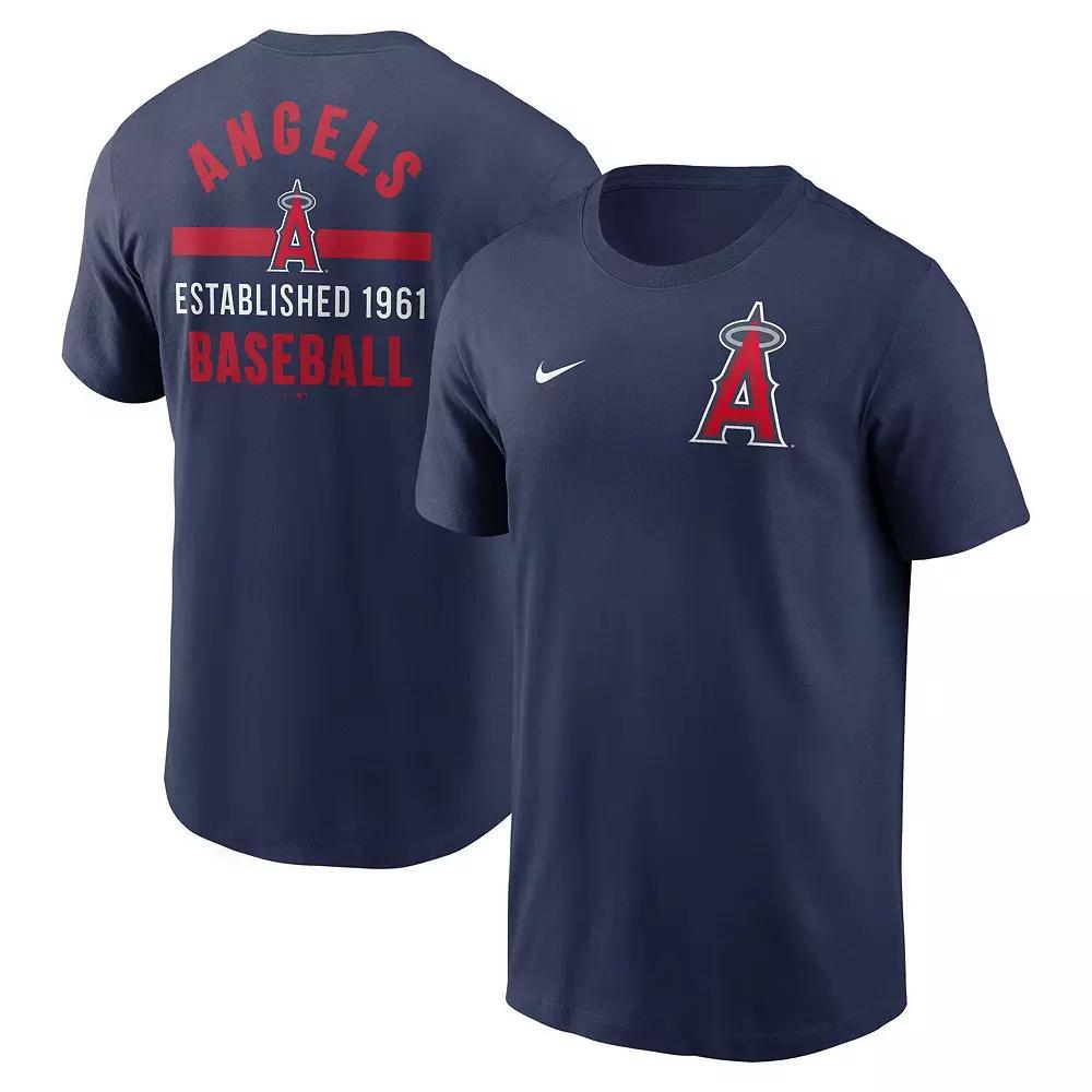 Men's Nike Navy Chicago Bears Primetime Wordmark Essential T-Shirt, Size: 2XL, Blue Product Image