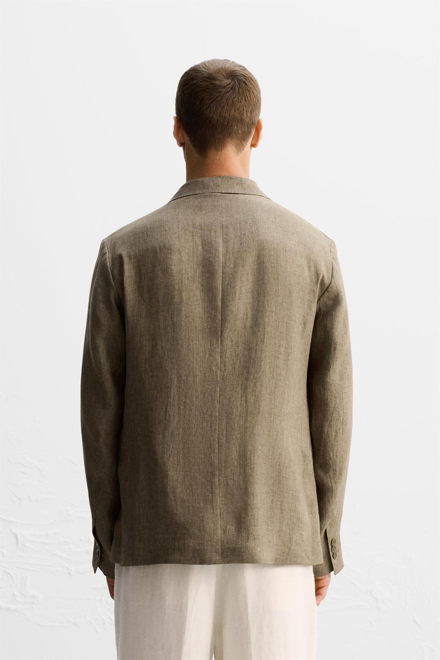 LIMITED EDITION 100% LINEN SUIT BLAZER Product Image