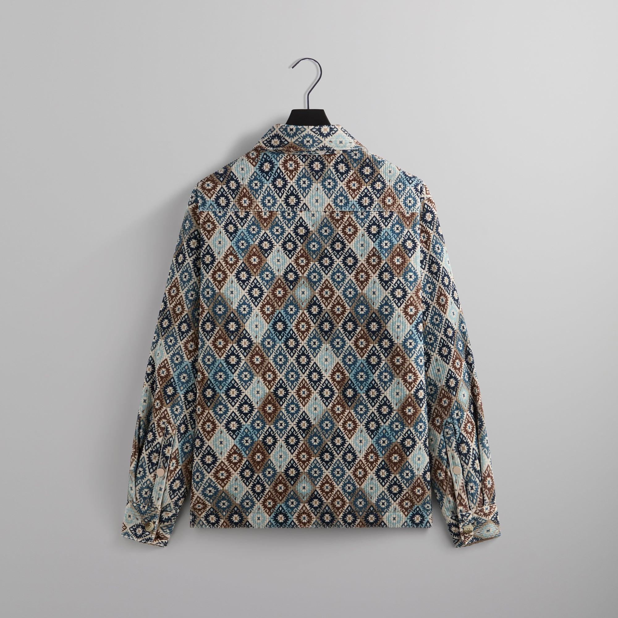 Kith Kilim Mosaic Brixton Puffed Shirt Jacket - Muslin Male Product Image