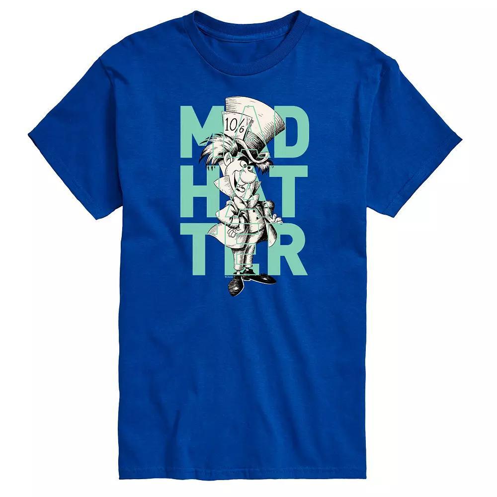 Disneys Alice in Wonderland Big & Tall Mad Hatter Graphic Tee, Mens Product Image