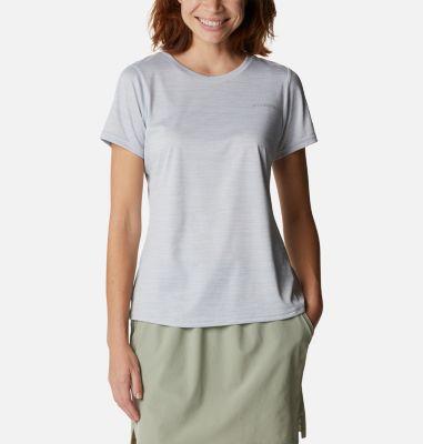 Columbia Alpine Chill Zero Short Sleeve Tee Heather) Women's Clothing Product Image