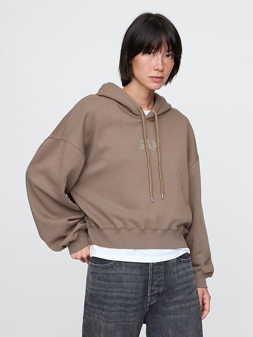 VintageSoft Cropped Hoodie Product Image