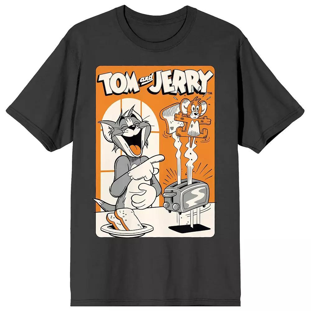 Men's Tom & Jerry Classic Tee, Boy's, Size: Medium, Grey Product Image