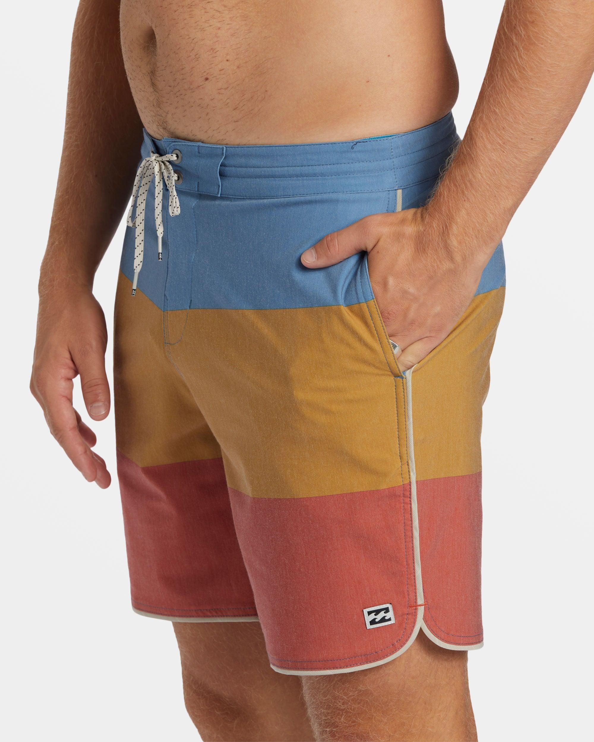 73 Lo Tide 18" Boardshorts - Dusty Red Male Product Image