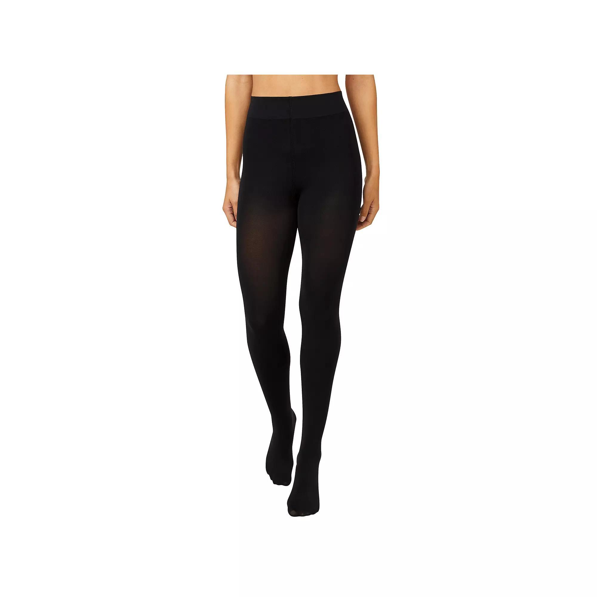 Hanes EcoSmart Womens Blackout Tights XL Product Image