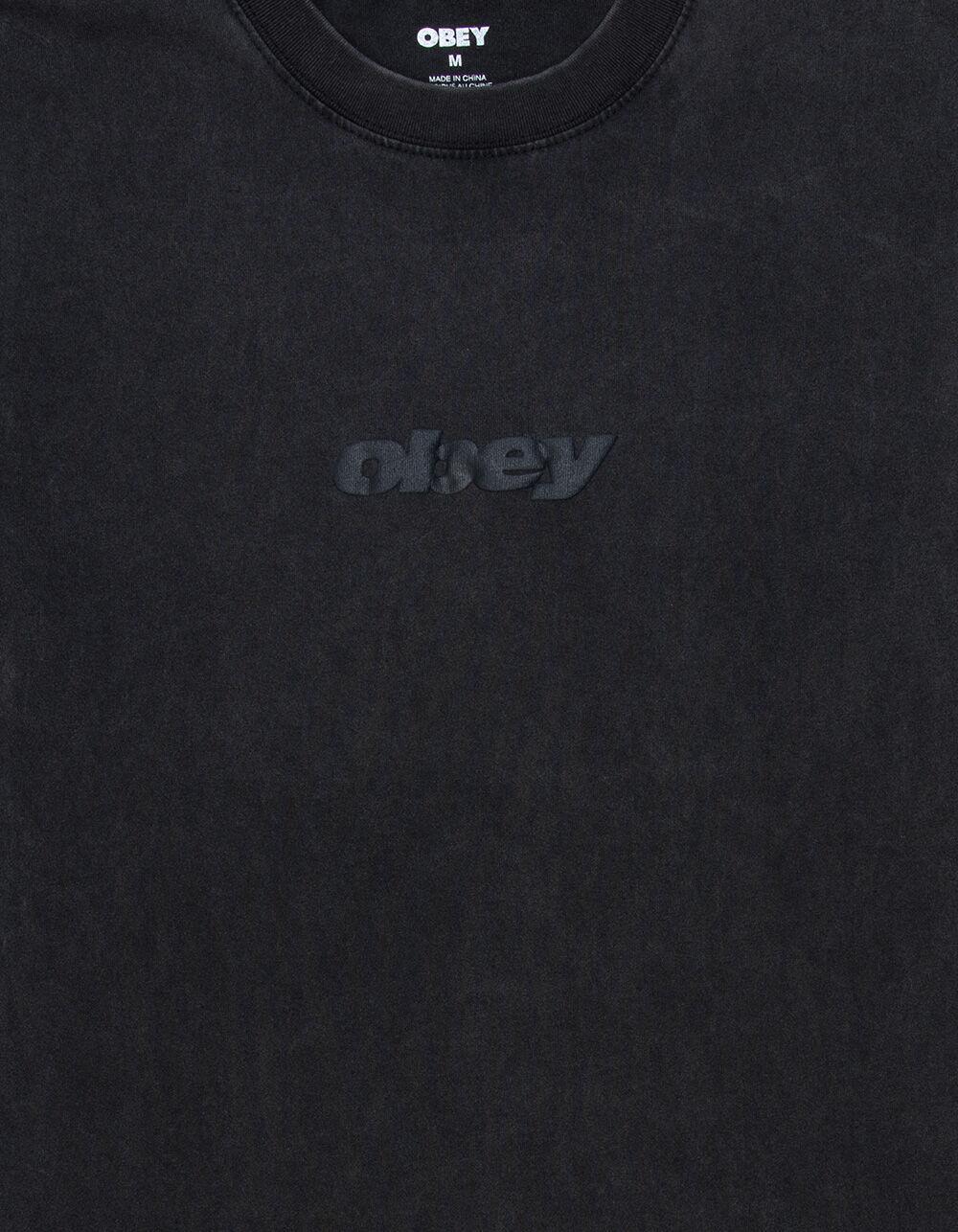 OBEY Bounce Mens Boxy Tee - WASHED BLACK Product Image