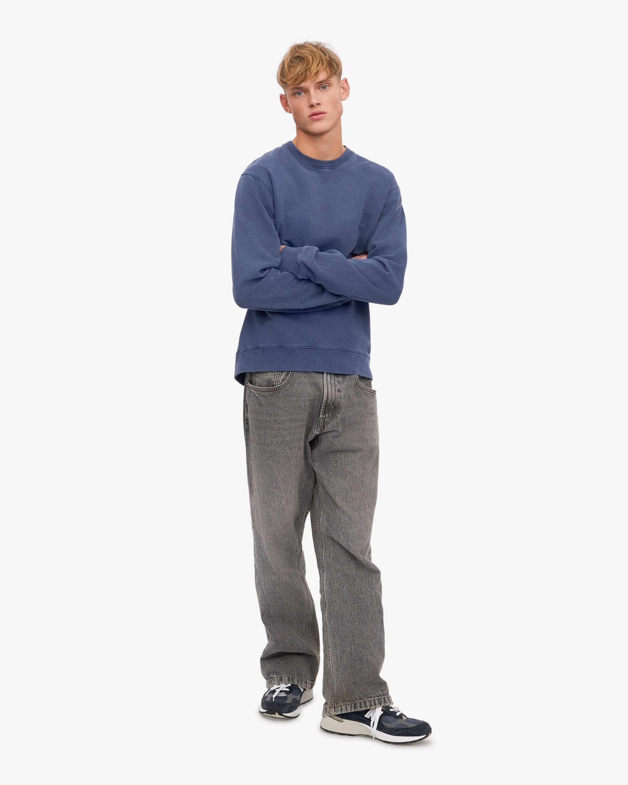 Classic Organic Crew - Neptune Blue Product Image