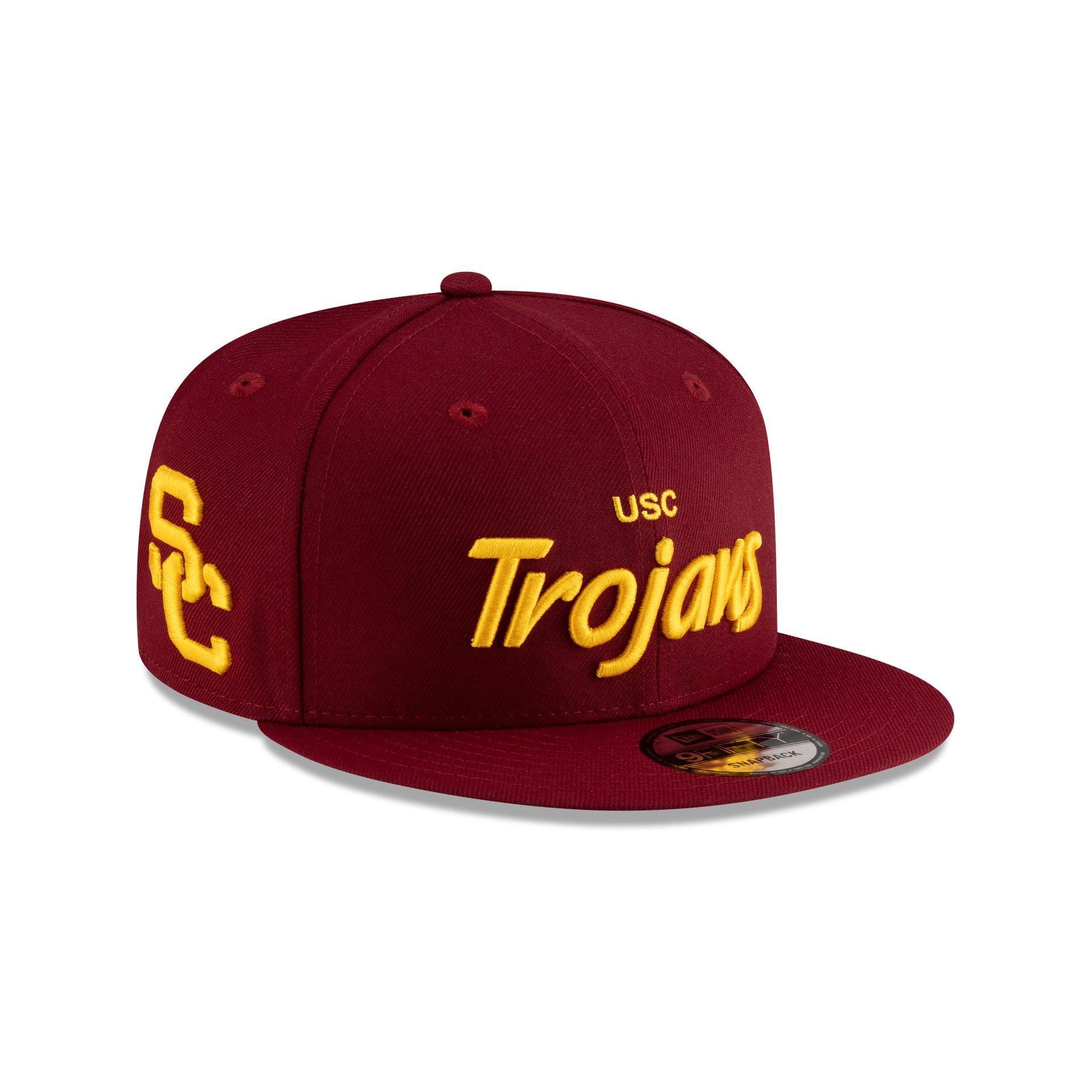 USC Trojans Cardinal Red Script 9FIFTY Snapback Hat Male Product Image