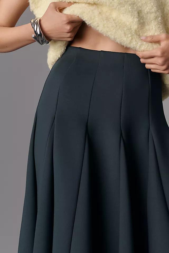 By Anthropologie Scuba Godet Maxi Skirt Product Image