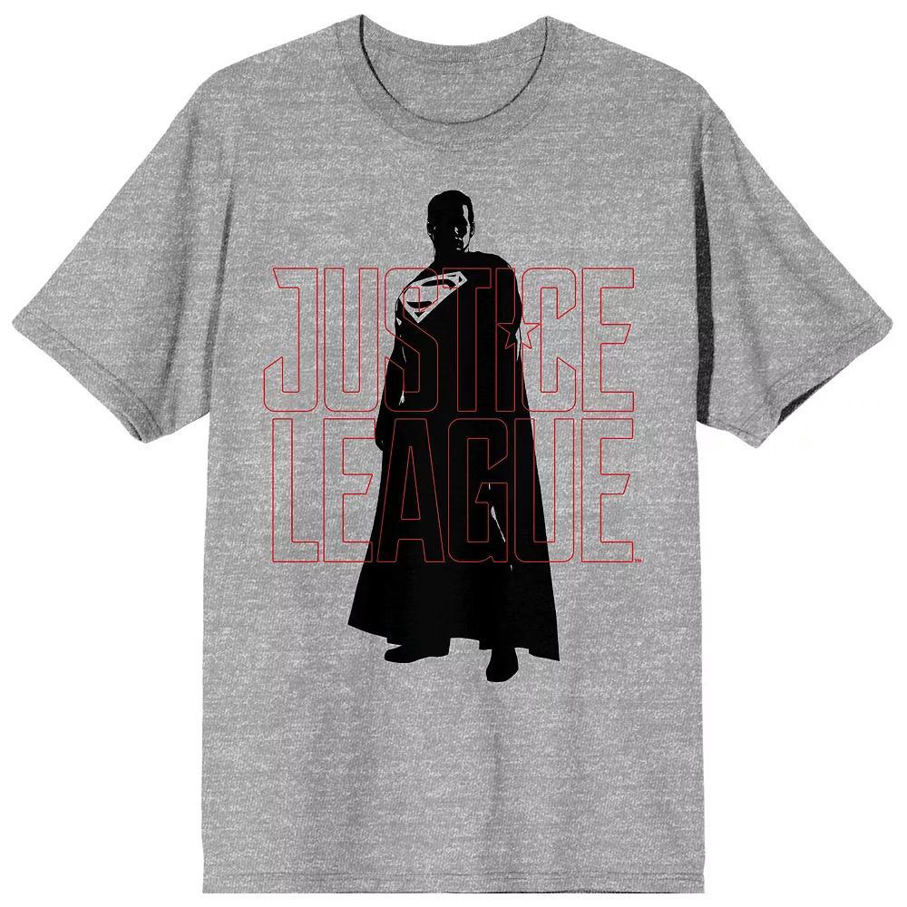 Men's Justice League Film Superman Tee, Size: Large, Grey Product Image