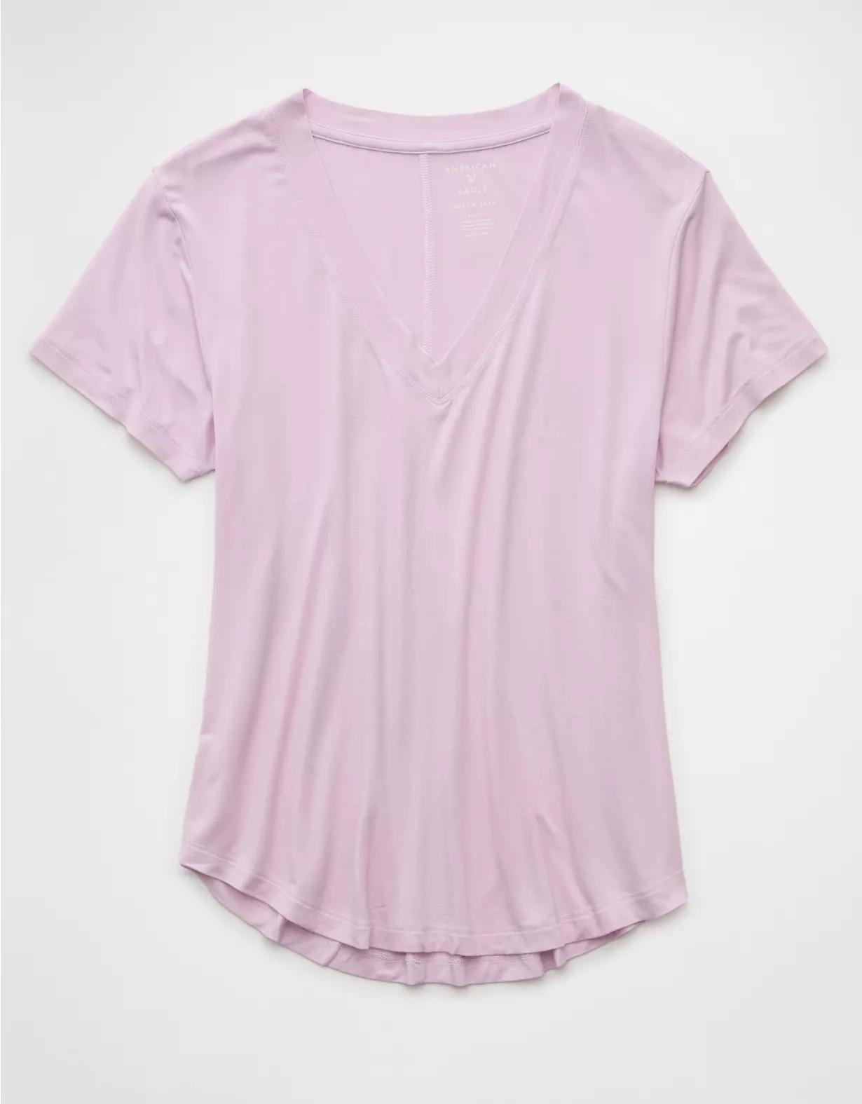 AE Soft & Sexy V-Neck T-Shirt Product Image