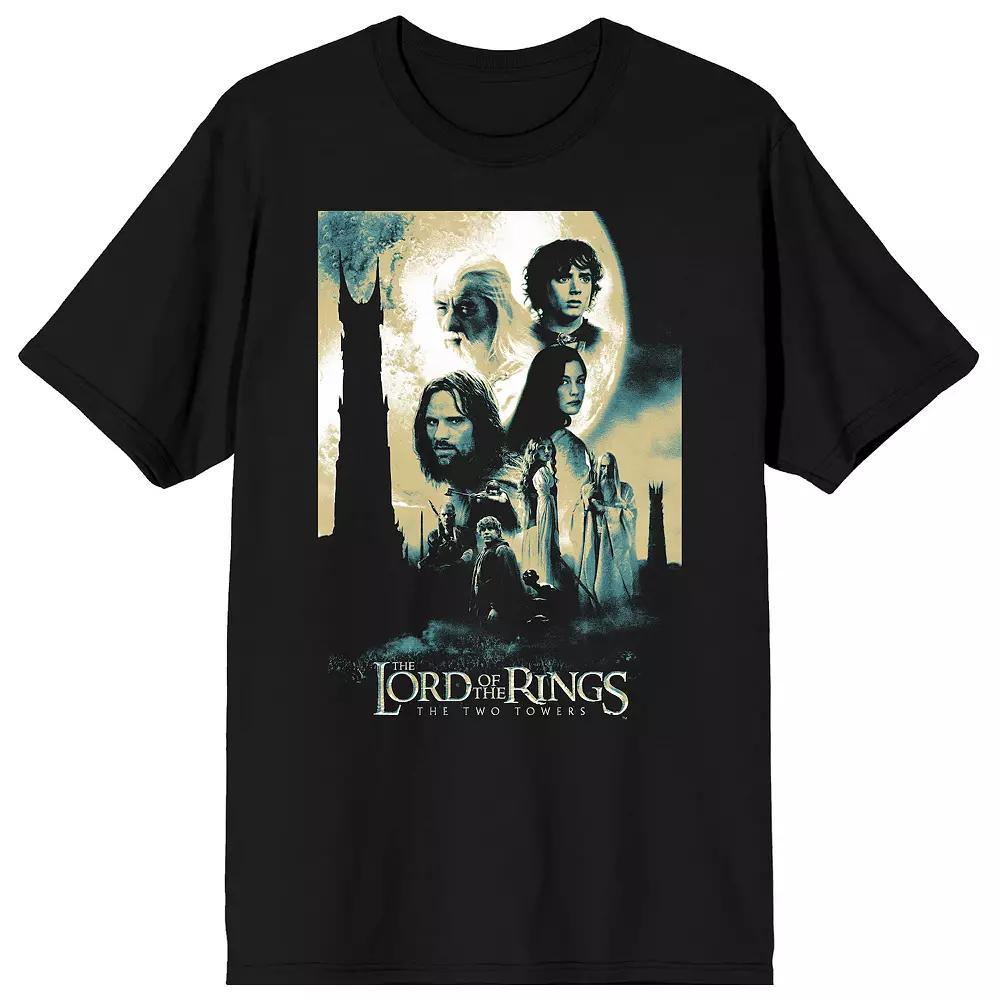 Men's Lord Of The Rings Poster Tee, Boy's, Size: XL, Black Product Image