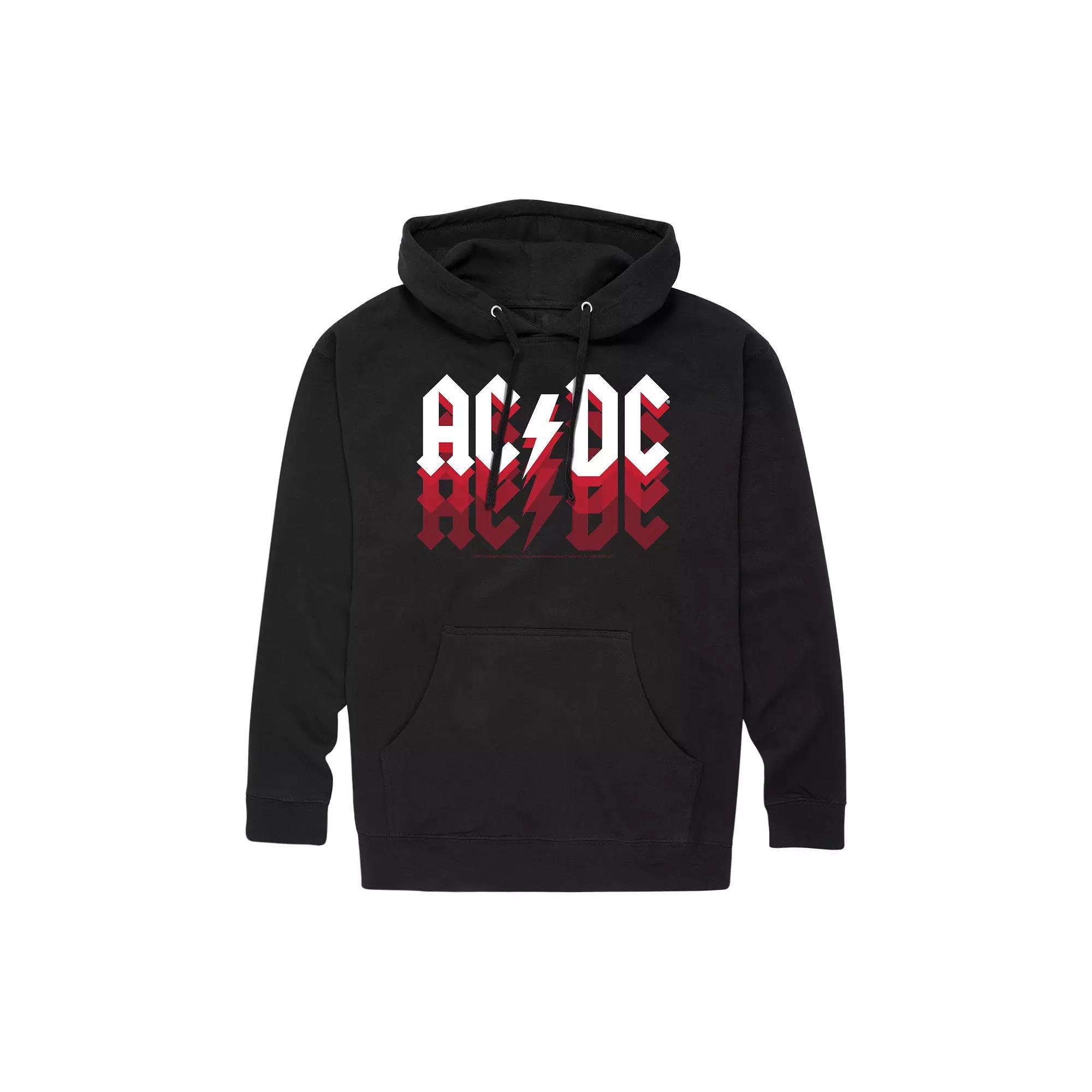 Mens ACDC Logo Fade Graphic Hoodie Product Image