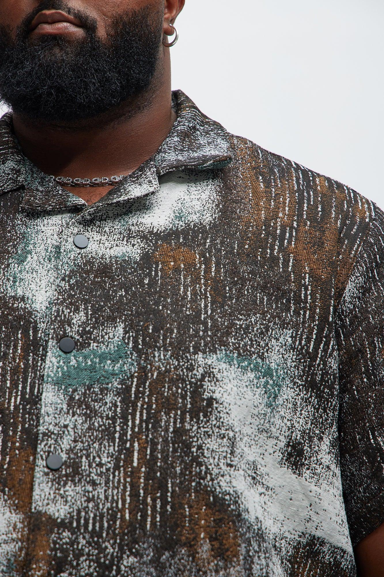 Galaxy Tapestry Shirt - Brown/combo Product Image