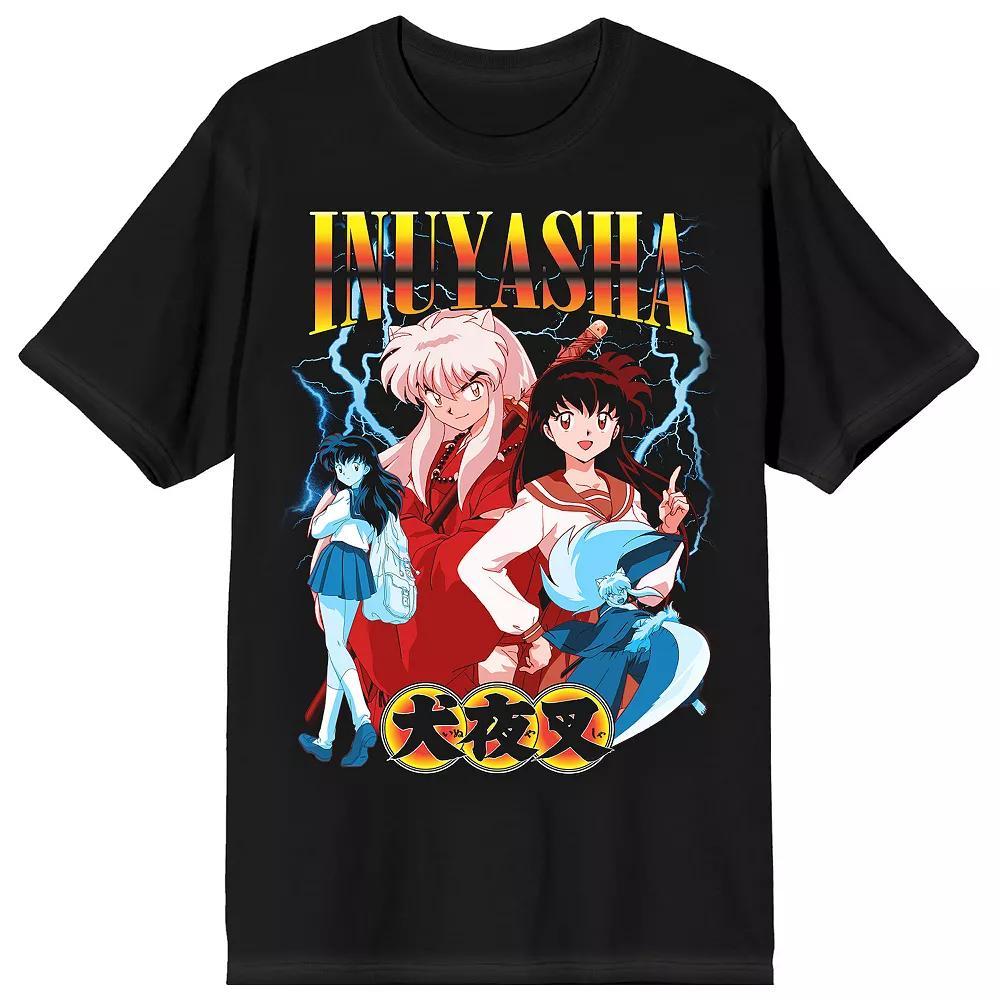 Men's Inuyasha Kagome & Inuyasha Tee, Size: Small, Black Product Image