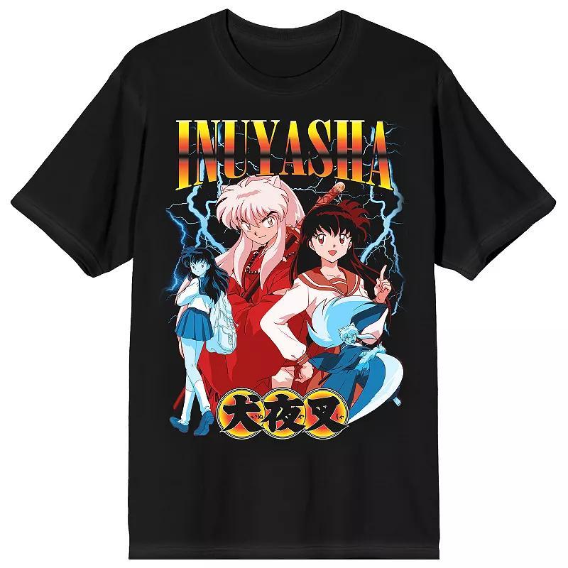 Men's Inuyasha Kagome & Inuyasha Tee, Size: Small, Black Product Image