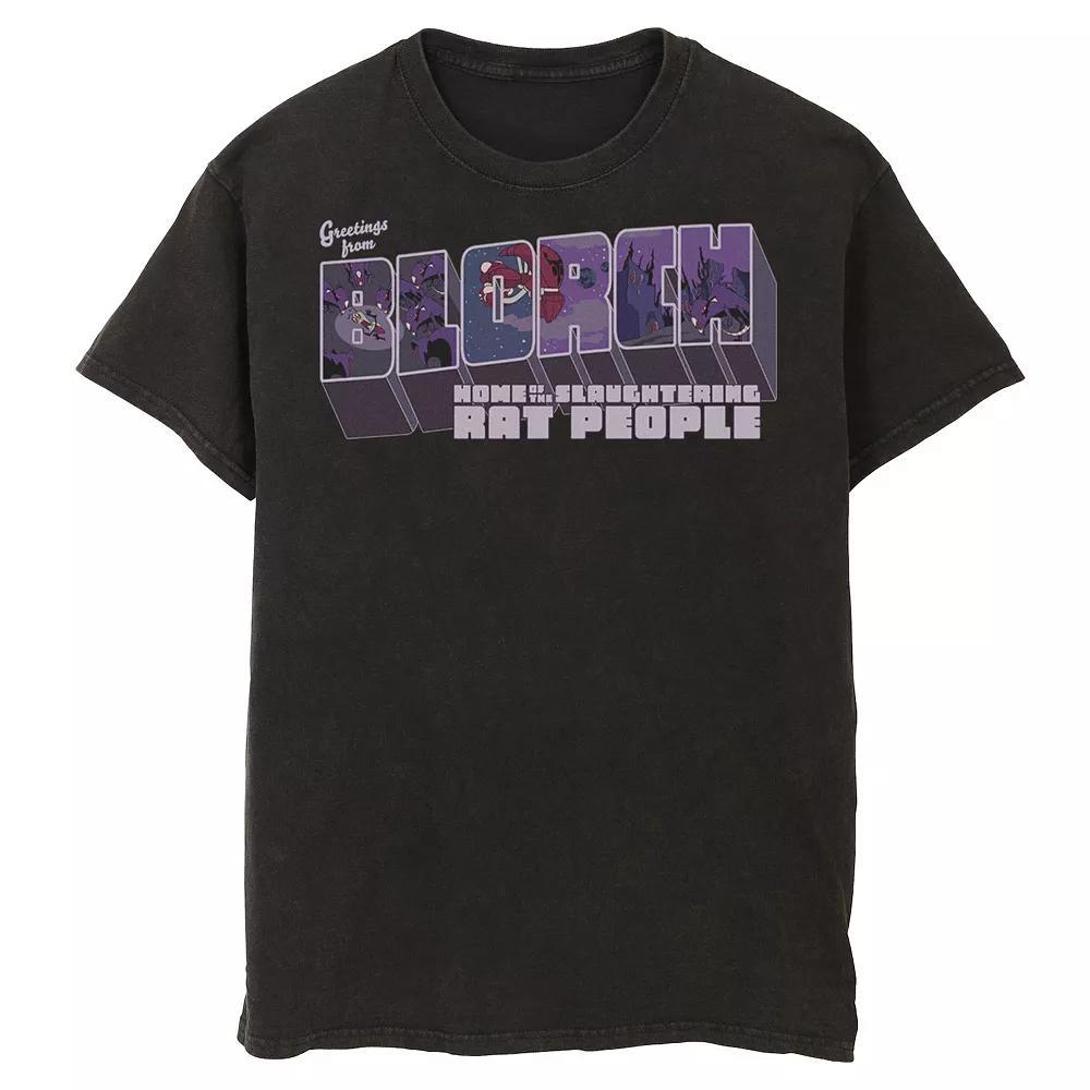 Men's Invader Zim Greetings From Blorch Graphic Tee, Size: 3XL, Black Product Image