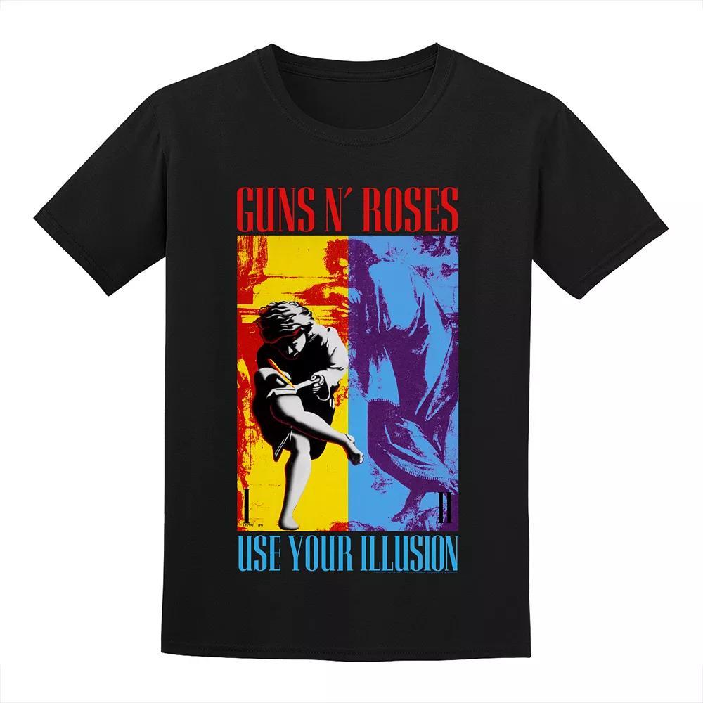 Men's Guns N' Roses Tee, Size: XL, Black Product Image