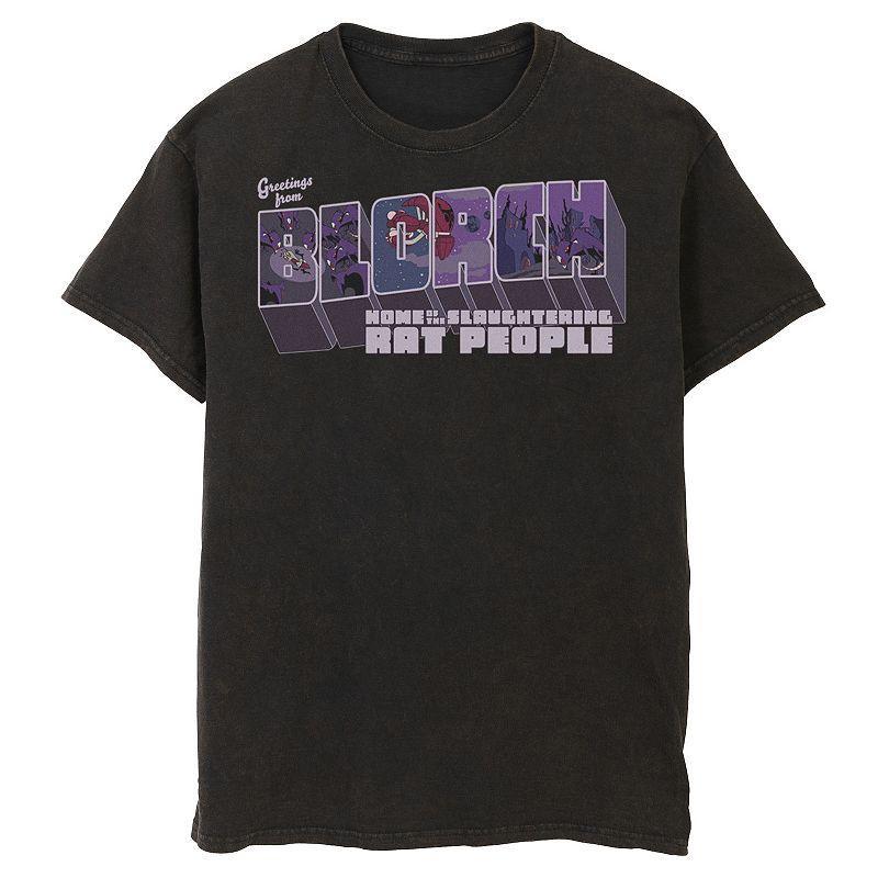 Men's Invader Zim Greetings From Blorch Graphic Tee, Size: 3XL, Black Product Image