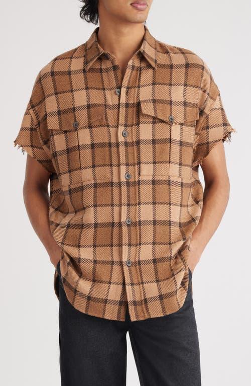 DRIES VAN NOTEN Brown Check Shirt In 703 Brown Product Image
