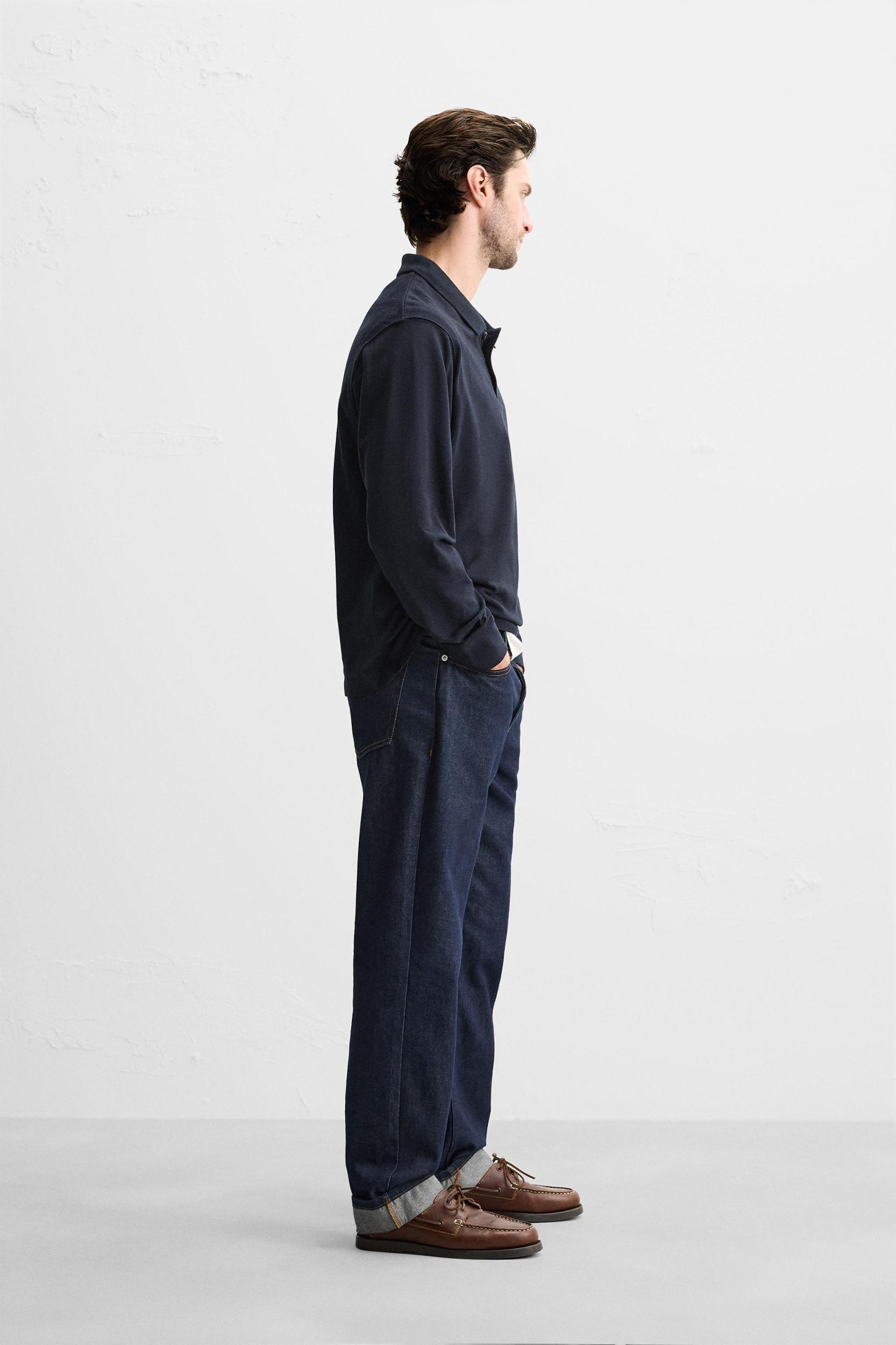 PIQUÉ TEXTURED POLO SHIRT Product Image